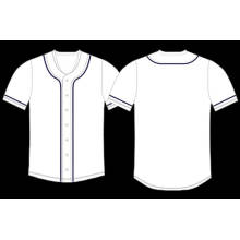 Venta al por mayor de blanco en blanco Softball / jersey de béisbol para el juego de pelota para la venta